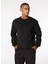 Bisiklet Yaka Siyah Erkek Sweatshırt VUTR10541K0001_REGRESO R 1