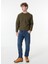 Normal Bel Slim Fit Lacivert Erkek Denim Pantolon Michigan Slim -1306 1