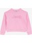 Baskılı Kız Çocuk Pembe Sweatshırt J4WG-SWT7571 1