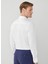 Slim Fit Gömlek Yaka Beyaz Erkek Gömlek Hm309757 4