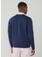 Bisiklet Yaka Lacivert Erkek Sweatshırt HM581165 4