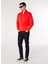 Dik Yaka Kırmızı Erkek Sweatshırt 12275180_JCOOVE Sweat Hıgh Neck 2