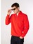 Dik Yaka Kırmızı Erkek Sweatshırt 12275180_JCOOVE Sweat Hıgh Neck 3
