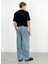 Normal Bel Relaxed Erkek Denim Pantolon 6DZJ83 Z1ZSZ 25EV 5