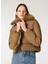 Açık Kahve Kadın Mont Onlmaggı Fur Puffer Lıfe cc Otw 1
