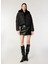 Siyah Kadın Mont Onlmaggı Fur Puffer Lıfe Cc Otw 2