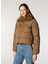 Açık Kahve Kadın Mont Onlmaggı Fur Puffer Lıfe cc Otw 5