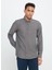 Slim Fit Düğmeli Yaka Kahve Erkek Gömlek Ace202510303_Gömlek Par Dy 3