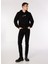 Slim Fit Düz Siyah Erkek Denim Pantolon 245D1105_KLJ Slım Denım 1