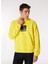 Kapüşon Yaka Sarı Erkek Sweatshırt 240D1809_KLJ Regular Logo Hoodıe 1