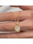 Gümüş Gold Sedef Taşlı Ay Yıldız Hilal Kadın Kolye 333550 1