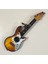 4 Telli Kahverengi Elektro Oyuncak Gitar 23 Nisan Gösterisi Çocuk Gitarı 50 Cm. 2