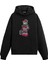 Unisex Pamuk Retro Dj Robot Karikatür Kapşonlu Sweatshirt Hoodie Eğlenceli Müzik Deseni 1
