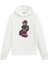 Unisex Pamuk Retro Dj Robot Karikatür Kapşonlu Sweatshirt Hoodie Eğlenceli Müzik Deseni 1