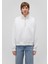 Yarı Fermuarlı Beyaz Basic SWEATSHIRT1S10143-80194 3