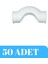 Pp C Kavisli Boru Beyaz 32LIK 50 Adet 3202-TWC-320001 1