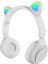 Technoguru M6 Pro Cat Rgb LED Işıklı Ayarlanabilir ve Katlanabilir Kulak Üstü Bluetooth Kulaklık 1