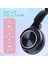 Technoguru M6 Pro Cat Rgb LED Işıklı Ayarlanabilir ve Katlanabilir Kulak Üstü Bluetooth Kulaklık 5