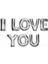 18'' Folyo Balon I Love You Set Yazı 1