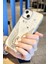 iPhone 14 Plus Uyumlu Taşlı Kuğu Desenli Şeffaf Kılıf 3