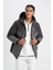 Termometreli Outdoor Mont Su Itici Rüzgar Ve Su Geçirmez Slim Fit Dar Kesim Kapüşonlu Fermuarlı Black 4