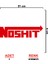 Noshit Sticker - Arka Cam Sticker - Ön Cam Sticker - Oto Sticker - Araba Sticker - Araç Sticker 1