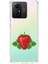 Xiaomi Redmi Note 12S Uyumlu Çilek Desenli Silikon Kılıf 1
