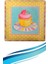 Decotown Duvar Panosu 40*40 Cup Cake Muffin Motifli Duvar Süsü 2