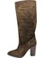 Gloria Paris KRN-1976 Süet Deri Kadın Topuklu Çizme - Gloria Paris KRN-1976 - Koyu Kahve - 38 2