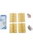 Mat Sarı Menteşe | 3x2.5x2.5x7.5 | 4 Adet 5
