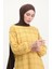 Tuvit Kareli Elbise 0531-04 Sarı 3