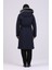 Kürklü Kapitone Mont 0812-04 Lacivert 3