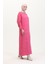 Tuvit Kareli Elbise 0531-03 Pembe 2