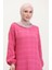 Tuvit Kareli Elbise 0531-03 Pembe 3