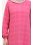 Tuvit Kareli Elbise 0531-03 Pembe 4
