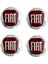 Fiat Jant Göbeği Göbek Arması Sticker 4'lü Set 55 mm 1