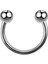 Yüksek Kalite Yarım Halka Piercing Kulak Kıkırdak Tragus Forward Helix Rook Smiley 1