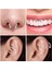 Yüksek Kalite Yarım Halka Piercing Kulak Kıkırdak Tragus Forward Helix Rook Smiley 4