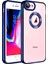 Apple iPhone 7 Kılıf Kamera Lens Korumalı Kenarları Renkli Polikarbon Kaplama Özel Tpu Üretim Arkası Şeffaf Premium Omega Dayanıklı Kılıf 1