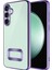 Samsung Galaxy S24 Plus Kılıf Kamera Lens Korumalı Kenarları Renkli Polikarbon Kaplama Özel Tpu Üretim Arkası Şeffaf Premium Omega Dayanıklı Kılıf 1