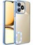 Realme Note 50 Kılıf Kamera Lens Korumalı Kenarları Renkli Polikarbon Kaplama Özel Tpu Üretim Arkası Şeffaf Premium Omega Dayanıklı Kılıf 1