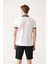 Erkek Beyaz %100 Pamuk Polo Yaka T-Shirt A31Y1166 4