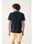 Erkek Lacivert %100 Pamuk Polo Yaka T-Shirt A31Y1166 4