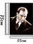 Atatürk Tablo Kanvas Baskı Tablo - Çerçeveli Portre Atatürk Tablo Ölçü 55 cm x 75 cm 3