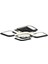 TT302-4+1-SY Kare Tt Aydınlatma Mat Siyah Plofonyer 5 Li LED Avize 1