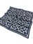 İpek Eşarp 2024 Yaz - 9132-88 Lacivert Krem Twill 1