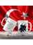 Asil Hediyelik Çift Yön Renkli At Üzerinde Mustafa Kemal Atatürk ve Unutulmayan Sözleri -Kupa Bardak 1