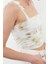 Stil Kadın Bağlama Detaylı Esnek Bluz Crop Örme Slim Kalıp 1