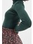 Stil Kadın Fitted Vücuda Oturan Parmak Detaylı Fitilli Esnek Bluz Crop Örme Slim Kalıp 2