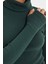Stil Kadın Fitted Vücuda Oturan Parmak Detaylı Fitilli Esnek Bluz Crop Örme Slim Kalıp 4